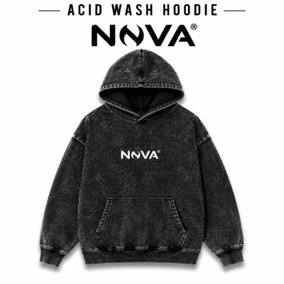 Acid wash hoodie