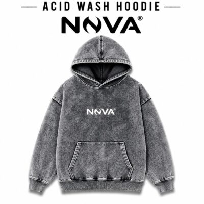 Acid wash hoodie