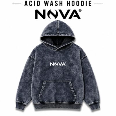Acid wash hoodie