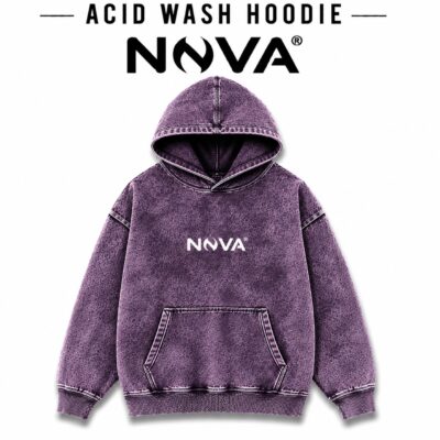Acid wash hoodie